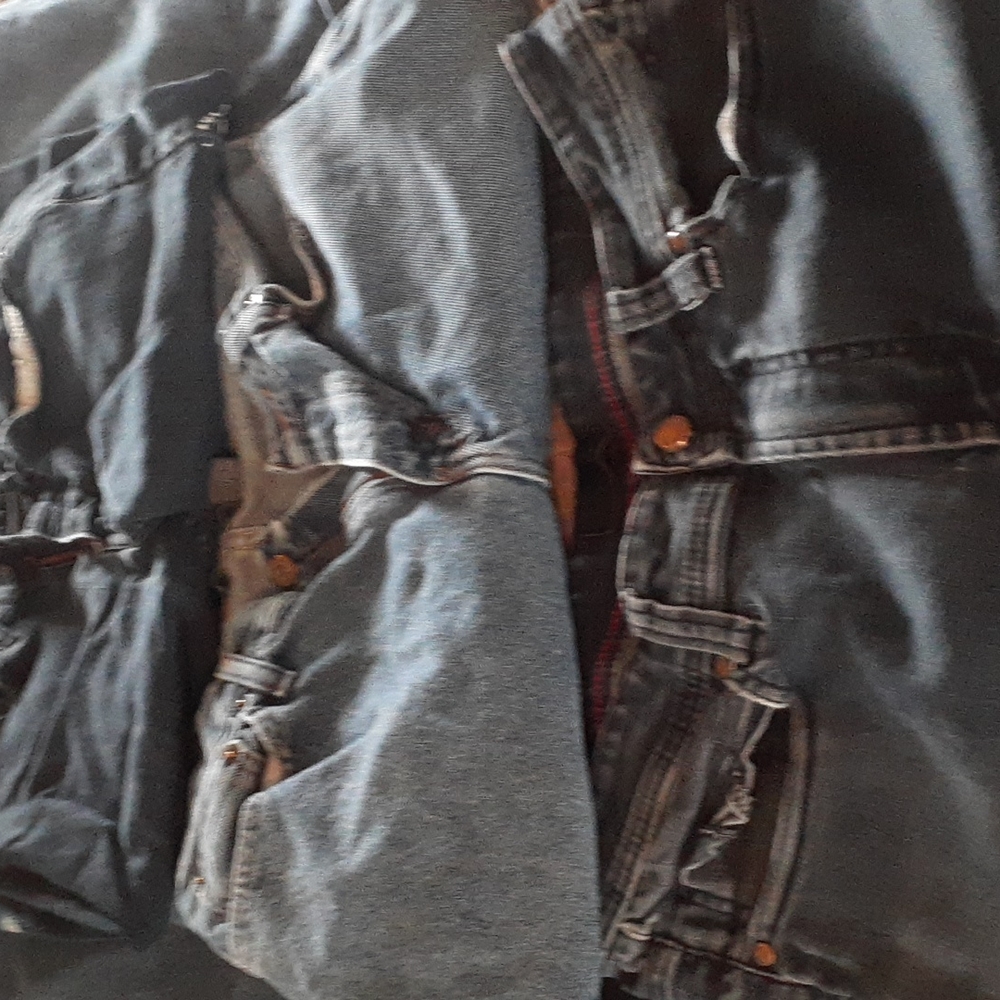3 pair of jeans